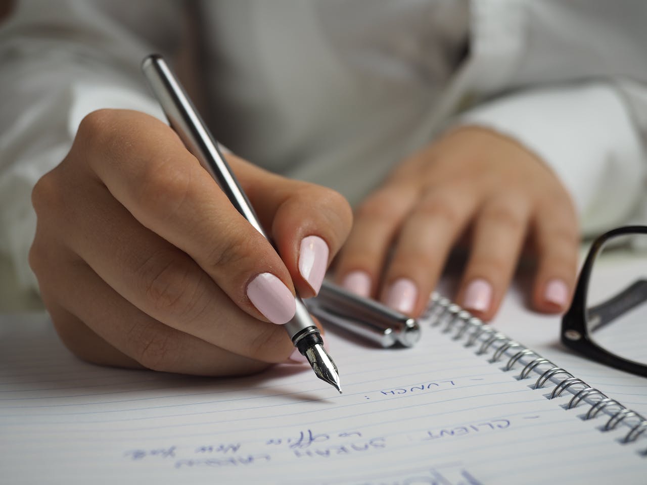 schrijven met pen